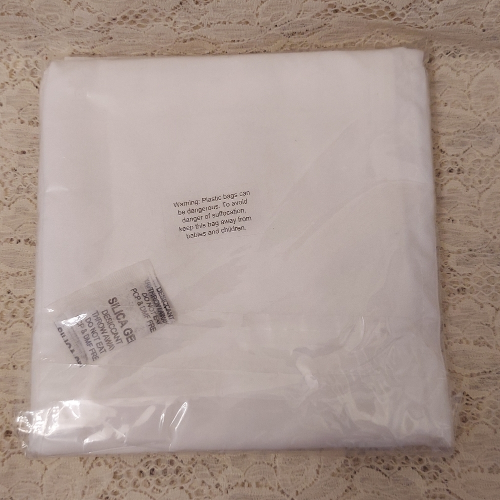 Ten Flour Sack Towels Plain White Dishtowels New in Package - Picture 2 of 9